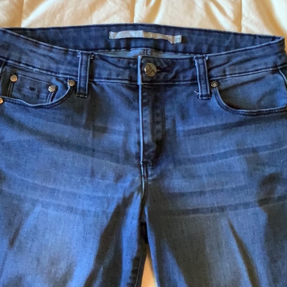 Tractr mid blue skinnies size 27